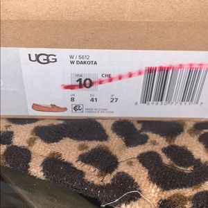 UGG DAKOTA SLIPPERS CHESTNUT SIZE 10